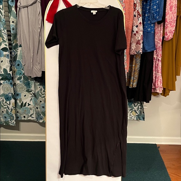 Jcrew black midi dress - Picture 5 of 7